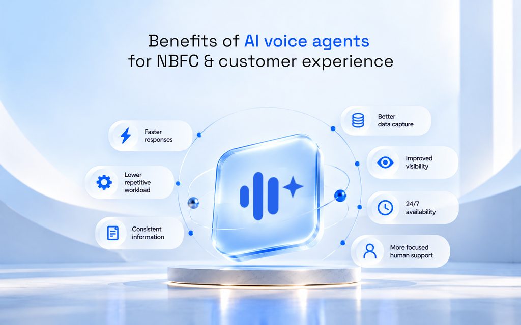 Benefits of AI voice agents for NBFC & customer experience

