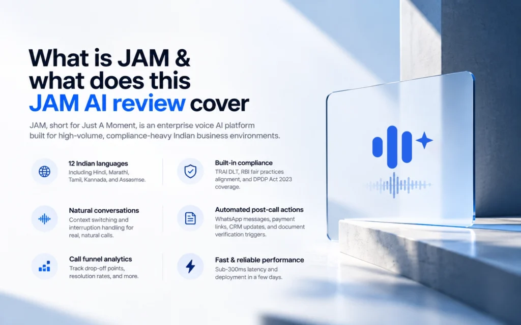 What is JAM & what does this JAM AI review cover