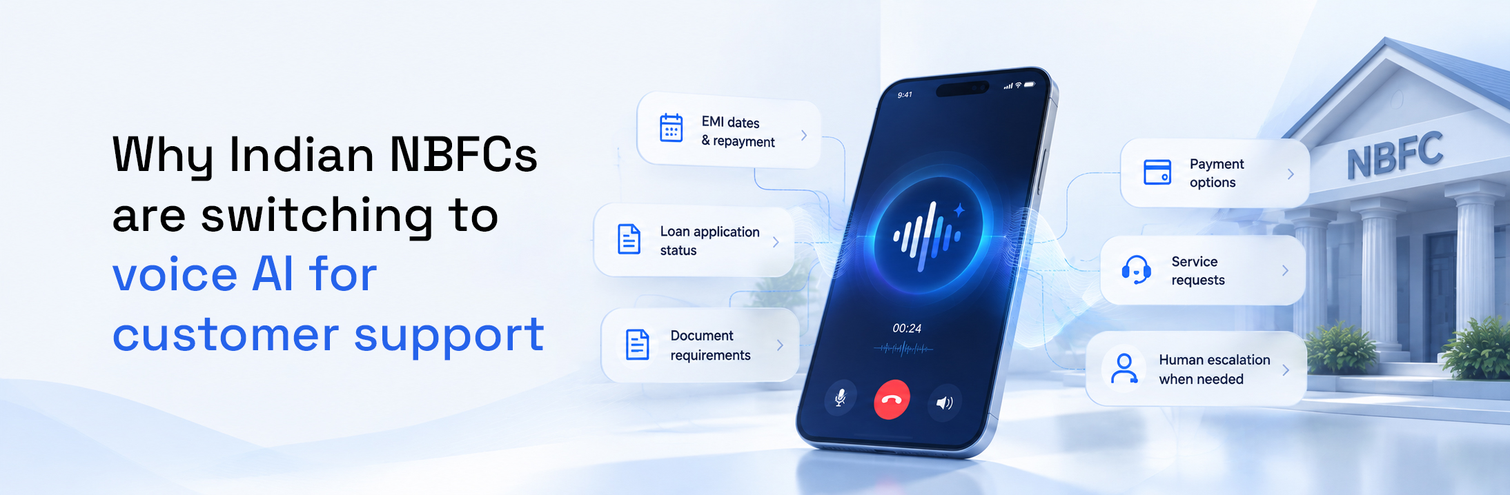 Why Indian NBFCs are switching to voice AI for customer support